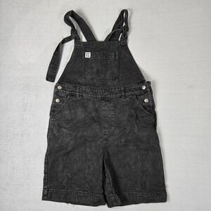 Lucy & Yak Overalls Womens 4R‎ Romper Denim Shorts Organic Cotton Retro